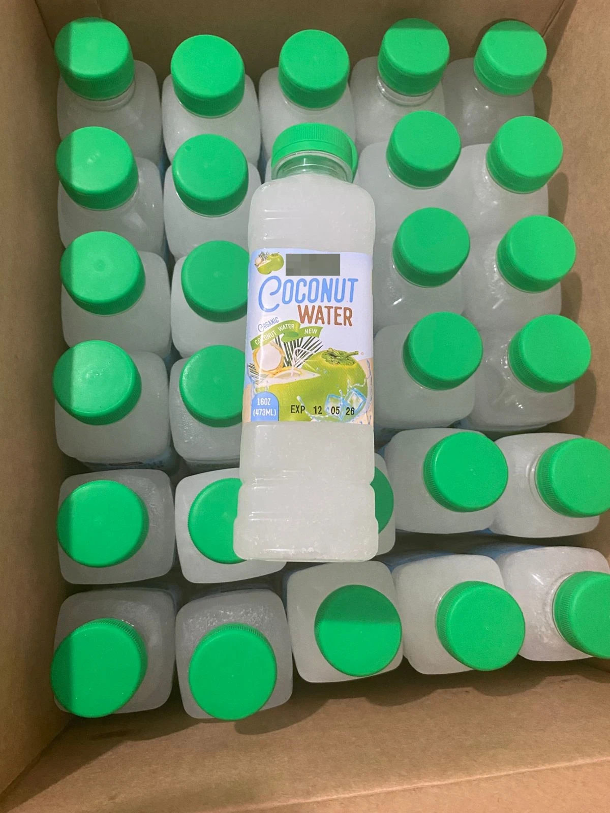 Frozen Coconut Water 16oz Costa Rica
